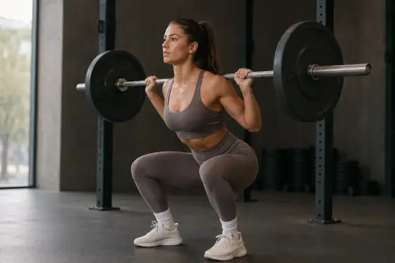 Squat - technique, variantes et progression maîtrisée